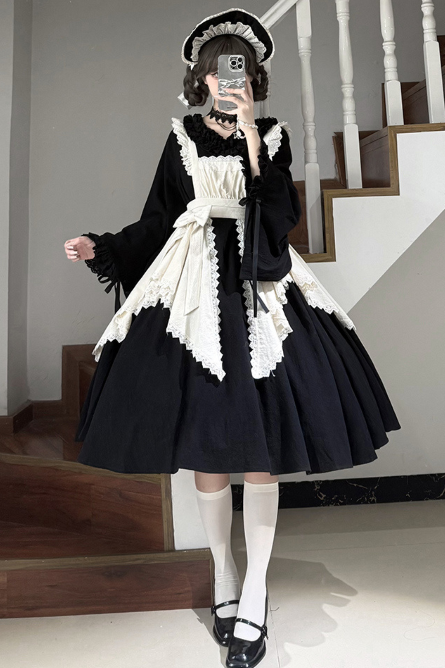 Apron Dress + Lolita Doll Gothic