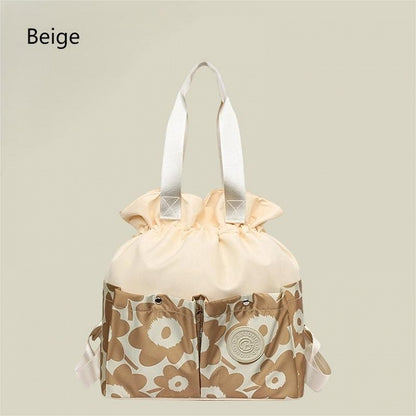 Colors Backpack/Handbag Decoration with Flower 3 Drawstring