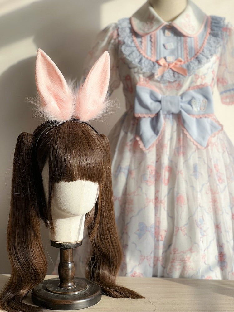 Bunny Fluffy Cute KC Ear Pink