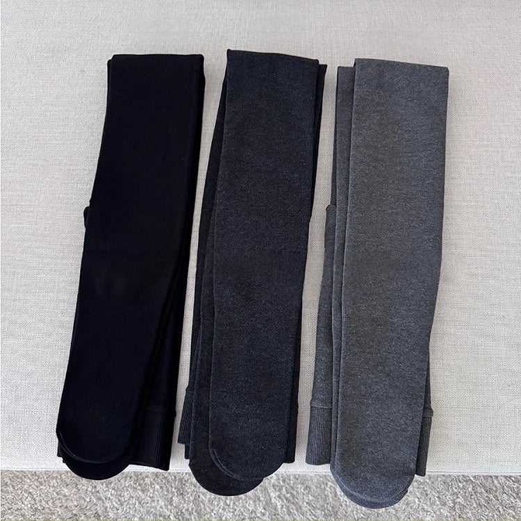 200g Pantyhose Fleece-Lined Solid