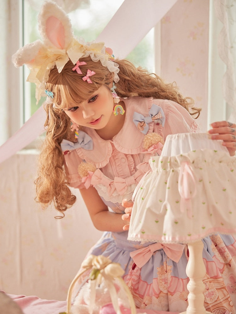 詳細 KCオプション 耳飾り 蝶結び レース 11トリム バニー