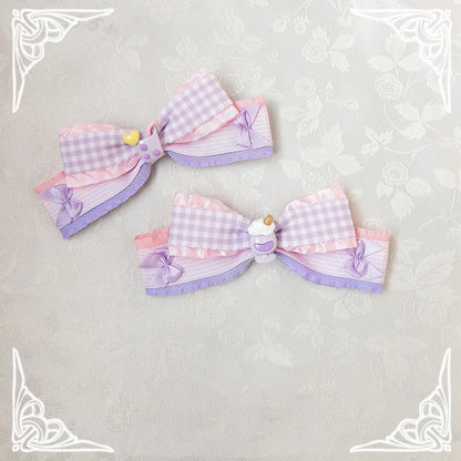 Fruits Hairclip Bowknot