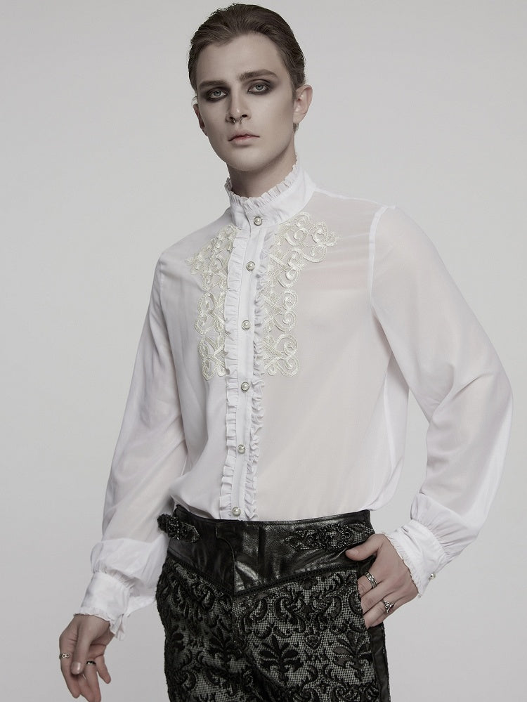 White Men's Gothic Shirt