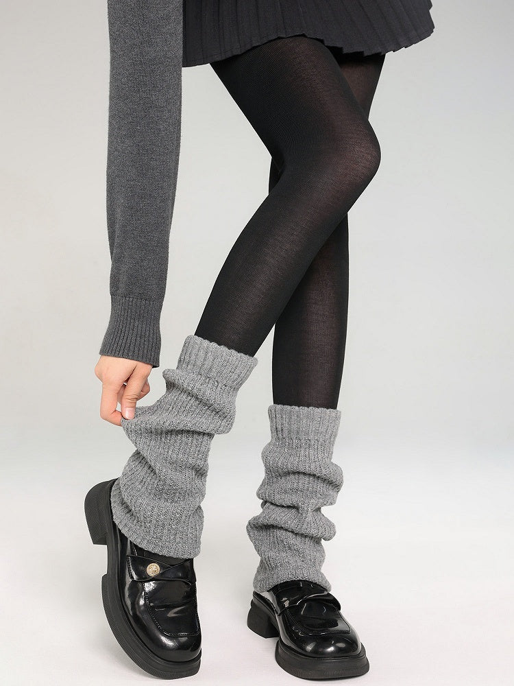 Leg JK Pattern 4 Striped Vertical Colors Warmers Color Solid