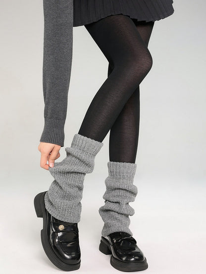 Leg JK Pattern 4 Striped Vertical Colors Warmers Color Solid