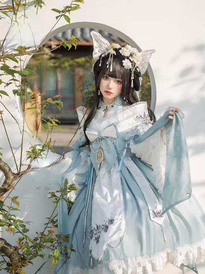 リボンチャイナ スイート＆ティー ロリータ サスペンダードレス