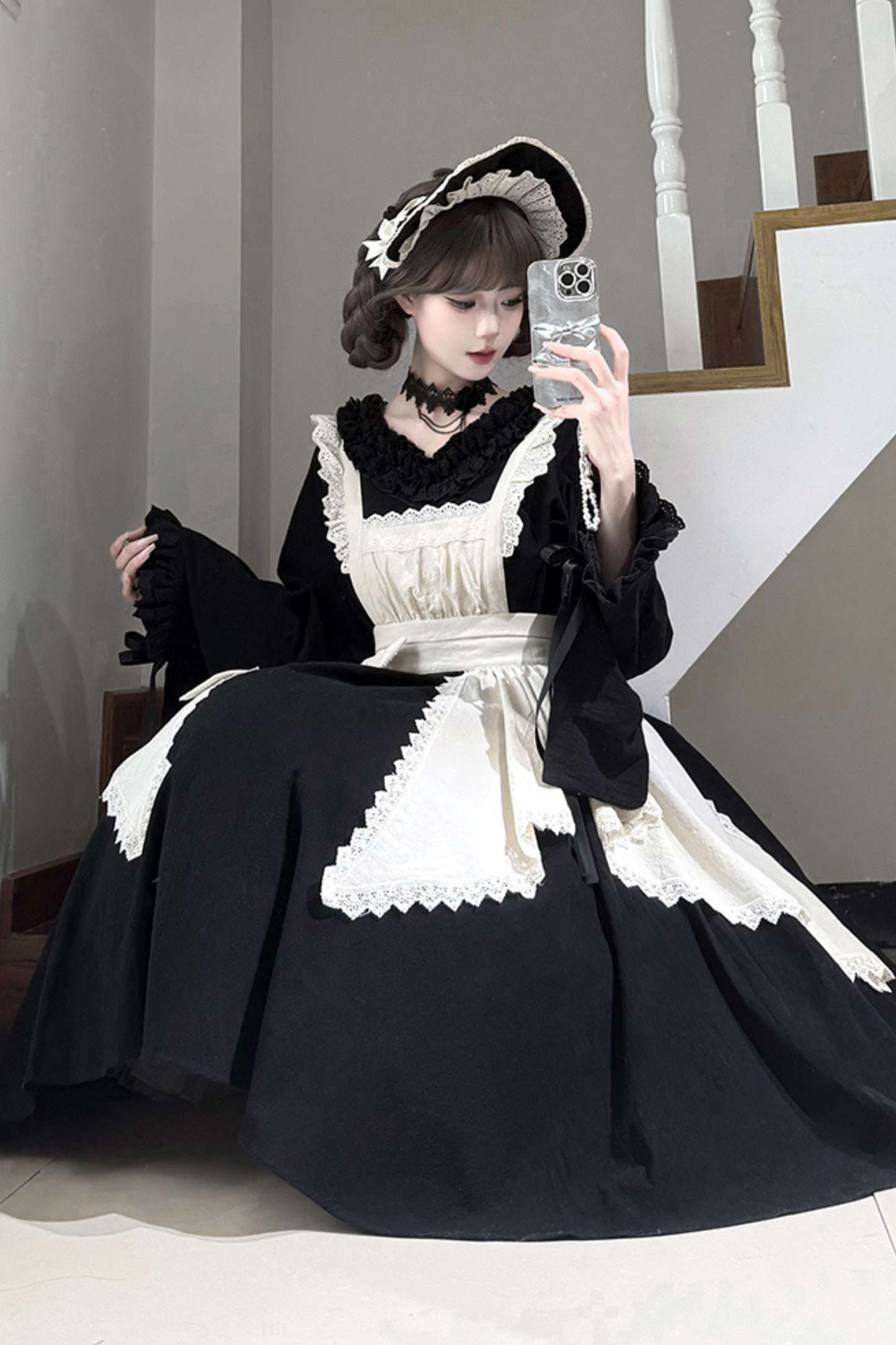 Apron Dress + Lolita Doll Gothic