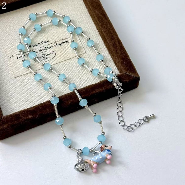 Halskette/Armband Optionen Welpe 3 Verziert Bittersüß Y2K