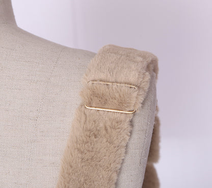 Kaffeefarbene, süße Teddybär-Kurzoverall-Shorts mit Schleifendetails