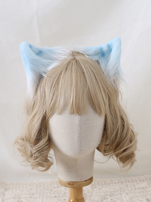 Kitten Fur Lolita Faux Sweet Ear Colors 8 Hairclips