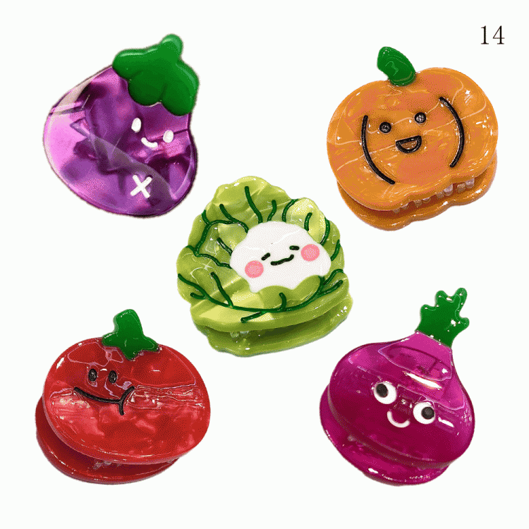 29 Fruits Claw Clips Options Cute Y2K