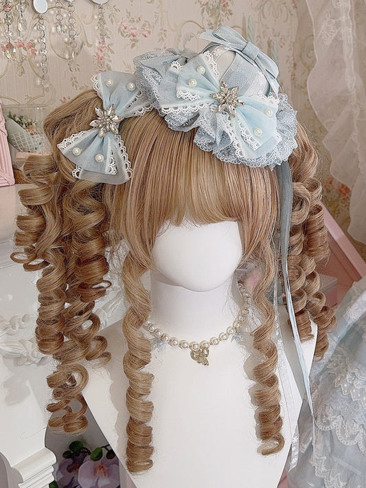 Decorated Details 5 Mini Hat Beaded Bowknot Options Color Rhinestone And Trim Lace