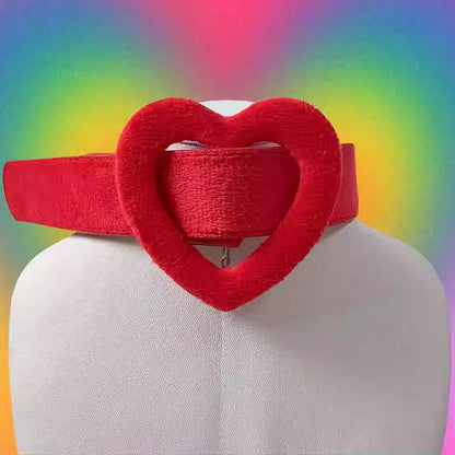 Choker Herz Rot