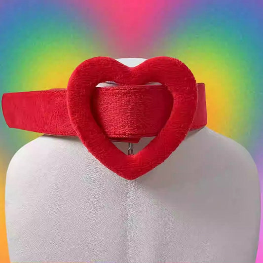Choker Herz Rot