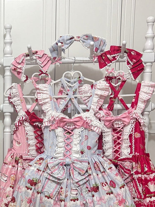 Bowknot Black Red KC Blue / Pink