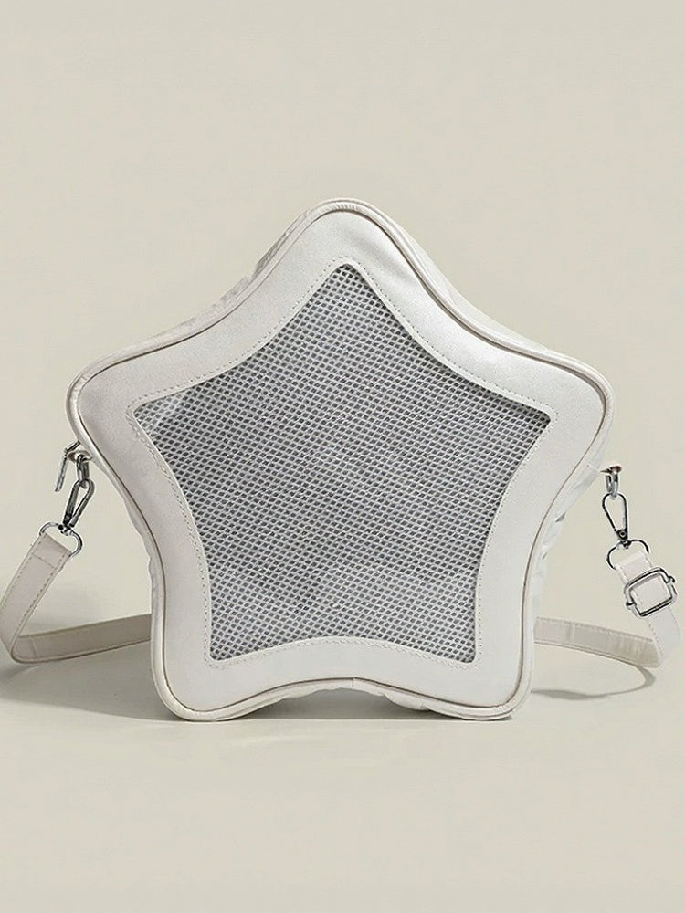 5 Colors PU Kawaii Five-Star Shape Ita Bag - CMERSIKENG