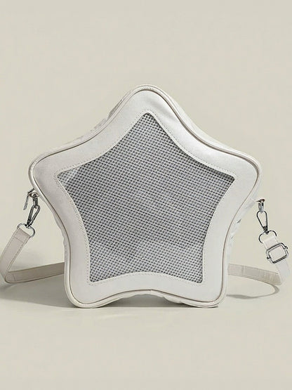 5 Colors PU Kawaii Five-Star Shape Ita Bag - CMERSIKENG