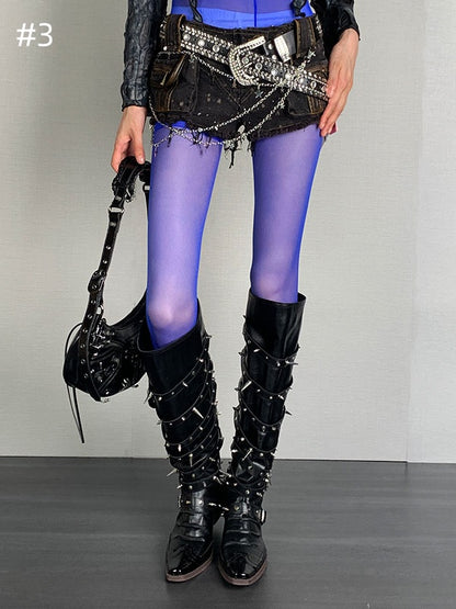 6つのオプション Y2K タイツ