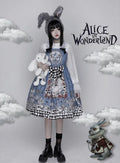 Gothic Vintage Fairy Tale Chiffon JSK Dark Alice Lolita Gown - Diamond Honey