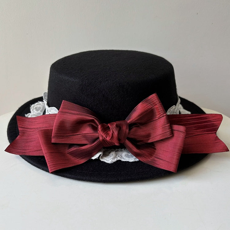 Hat Options Detail Lolita Bow – Adorned Elegant 8 Lace and Color with