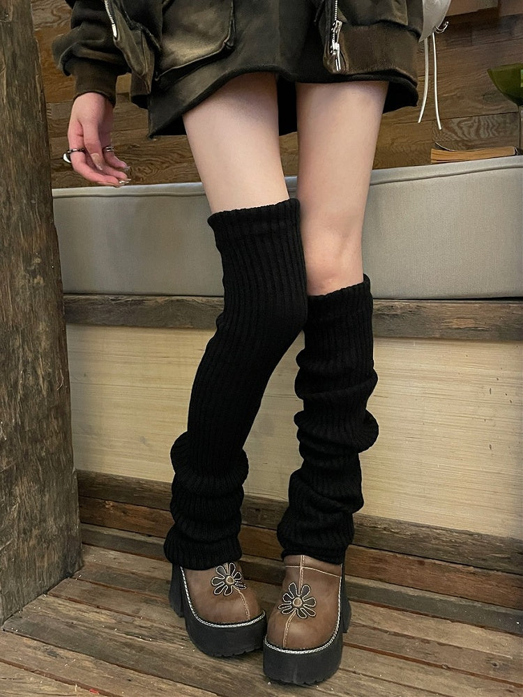 Knitted Color Options 7 Warmers Leg 90CM Y2K