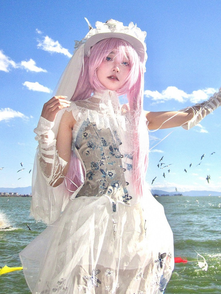 フルピンク 30CM 70CM + ポニーテール ショート ダブルバングス クリップ長さ クロー ストレートウィッグ