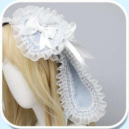 Design Details Trim Bowknot Options Color Lace Heart Bunny 4 Ear