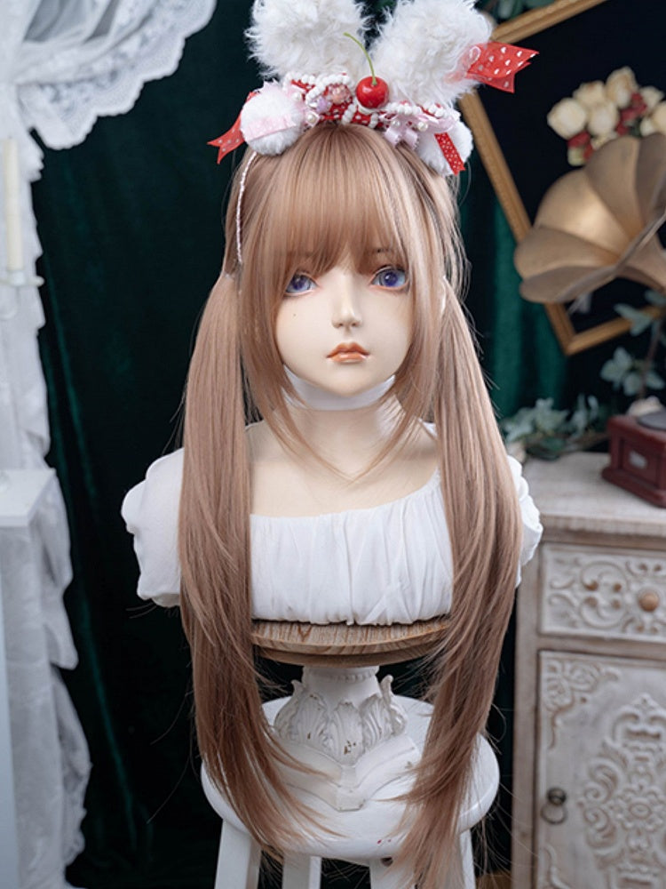 86CMのストレート前髪ウィッグ（シャンパンエア）