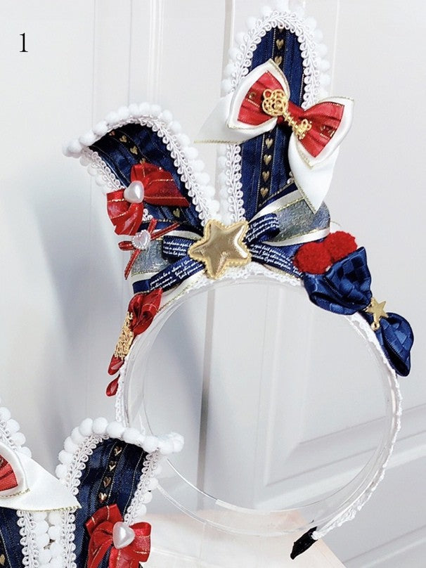 Decorated And Options Pompon Bunny Details Ears KC Star Bowknot 2 Circus