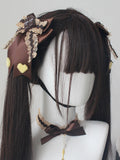 Clips Dessert Chocolate Hair Honeycomb Heart