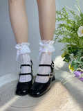 Style 3-Color Bow Ruffle Lace Lolita Socks