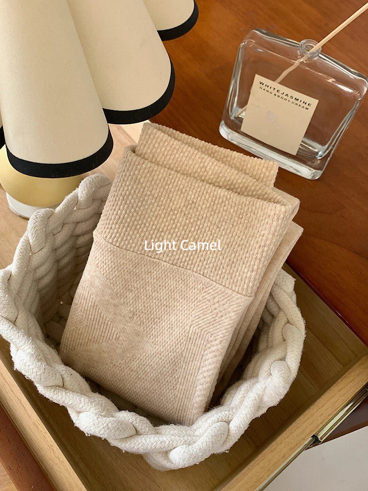 Fleece JK / Six Style Stirrup Full-Foot Lined Colors Tights