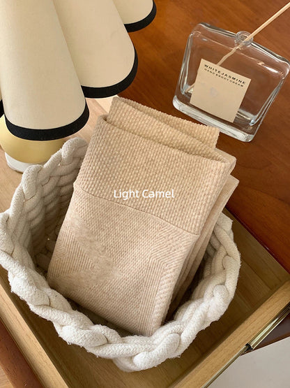 Fleece JK / Six Style Stirrup Full-Foot Lined Colors Tights