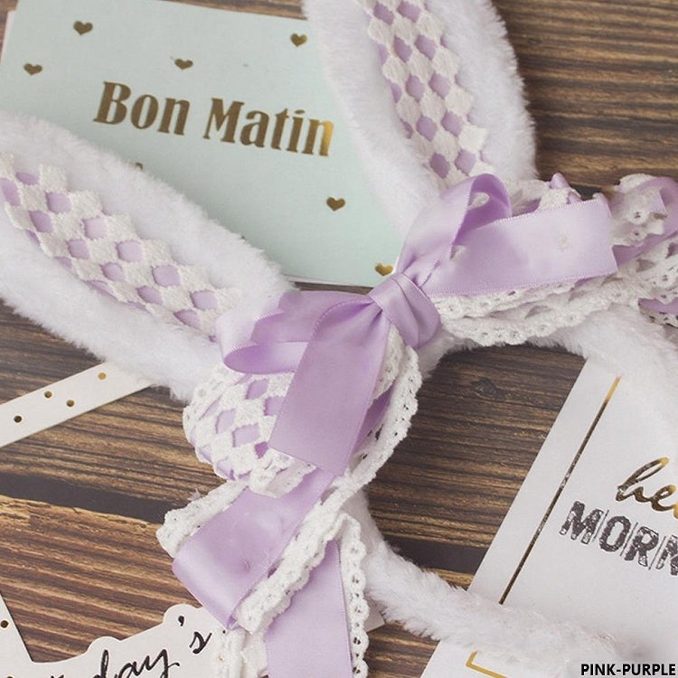 Sweet Bunny Ear KC Color Options Lolita 21 Bow