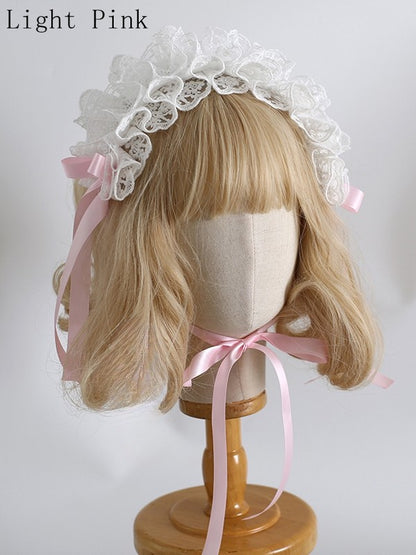 Color Details Sweet Options Ruffled Lolita Bowknot 9 Hairband