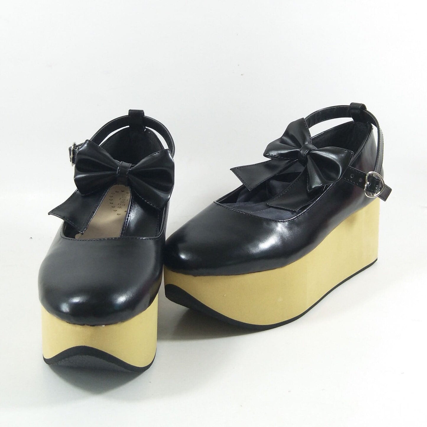 Black Wooden Made SP168075 Shoes Custom Horse