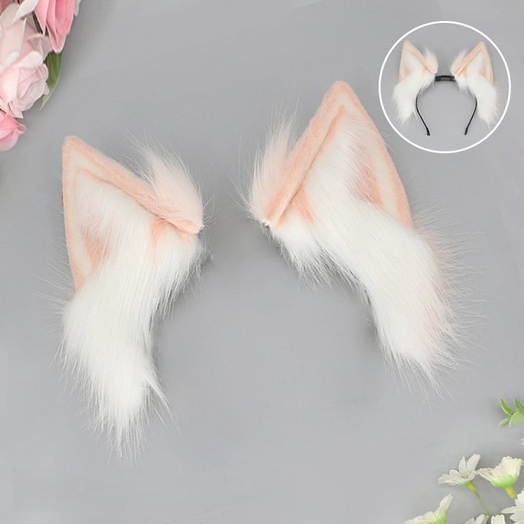 Animal 3 Colors Covers Waggling Ear Faux Fur