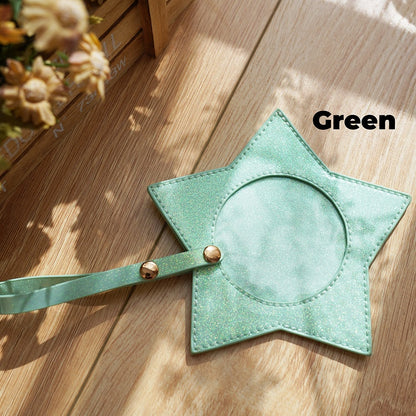 PUブルーバッジ 星型シャイニングホルダー ホワイト/ピンク/グリーン/ライト