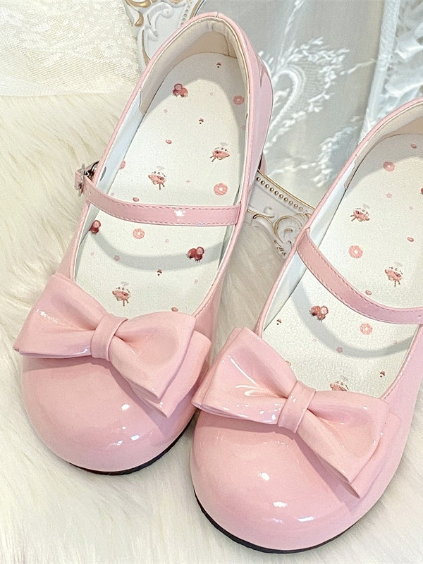 Color 4 in Bowknot Options Shoe Sweet Clips Lolita