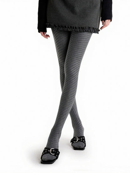 Solid Minimalist Vintage Tights - ModaSwings