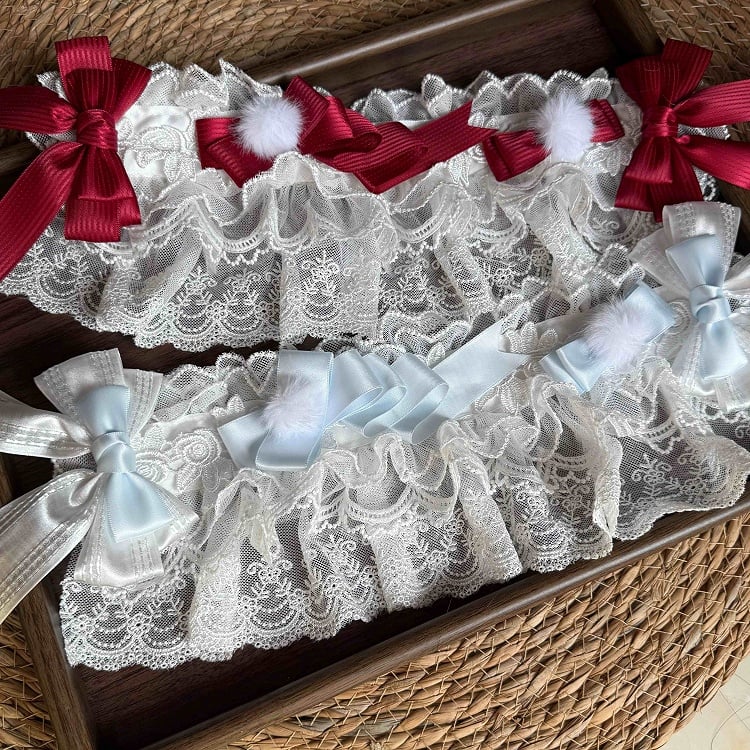 Lolita Hairband Four-Color - Set Lace Hime