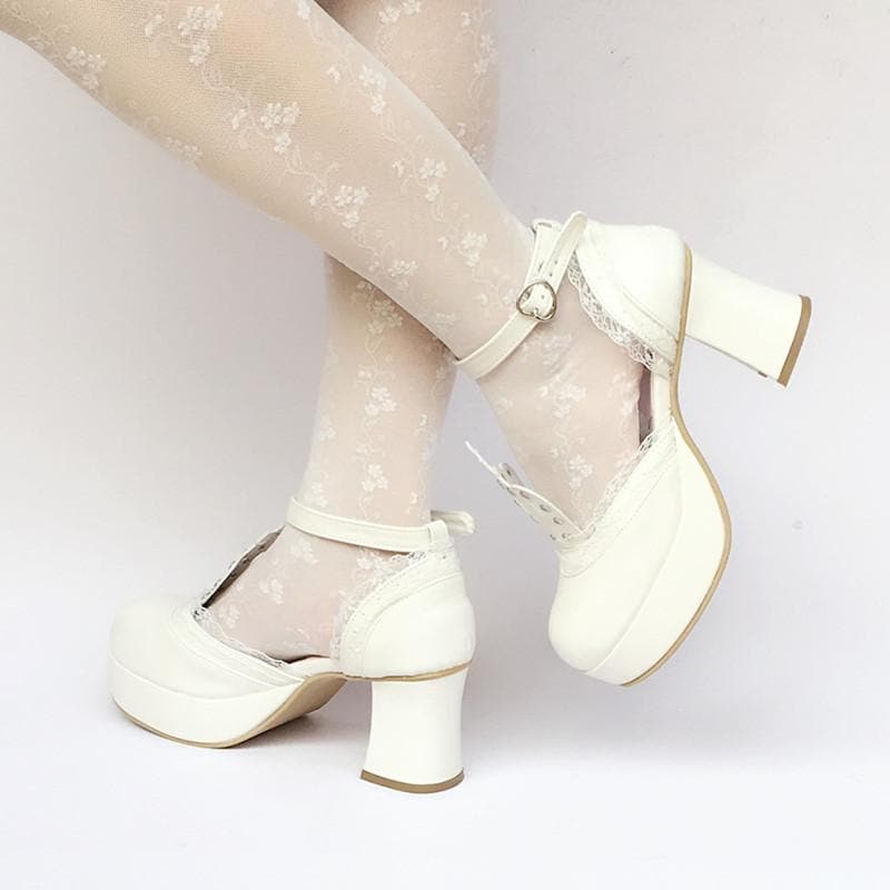Made White Crown Princess Custom Platform SP168283 Shoes