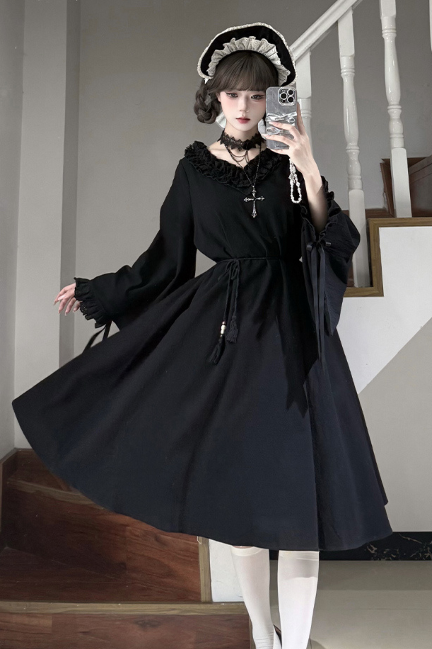 Apron Dress + Lolita Doll Gothic