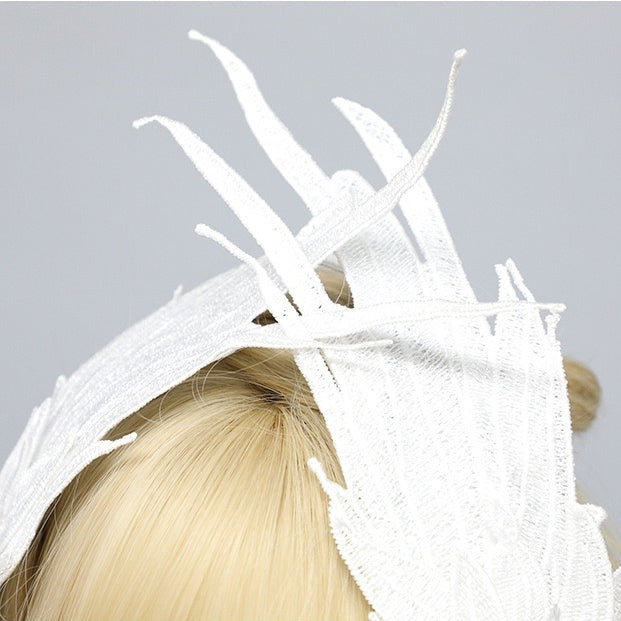 Hairclips Wing White/Black