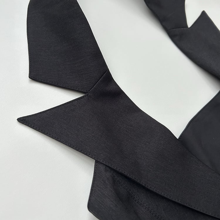 ブラックゴシック王子ロリータホルターネックブレザーカラーウエストコートBE003