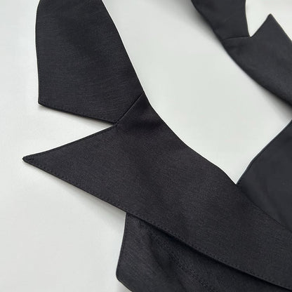 ブラックゴシック王子ロリータホルターネックブレザーカラーウエストコートBE003