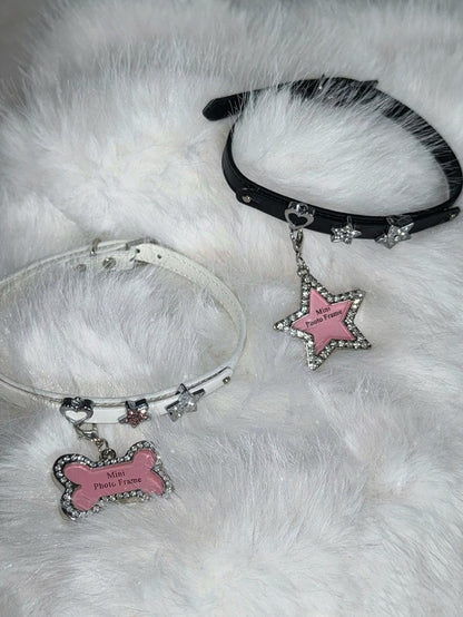 Star Rhinestone Choker in Two Colors - IVONA boutique