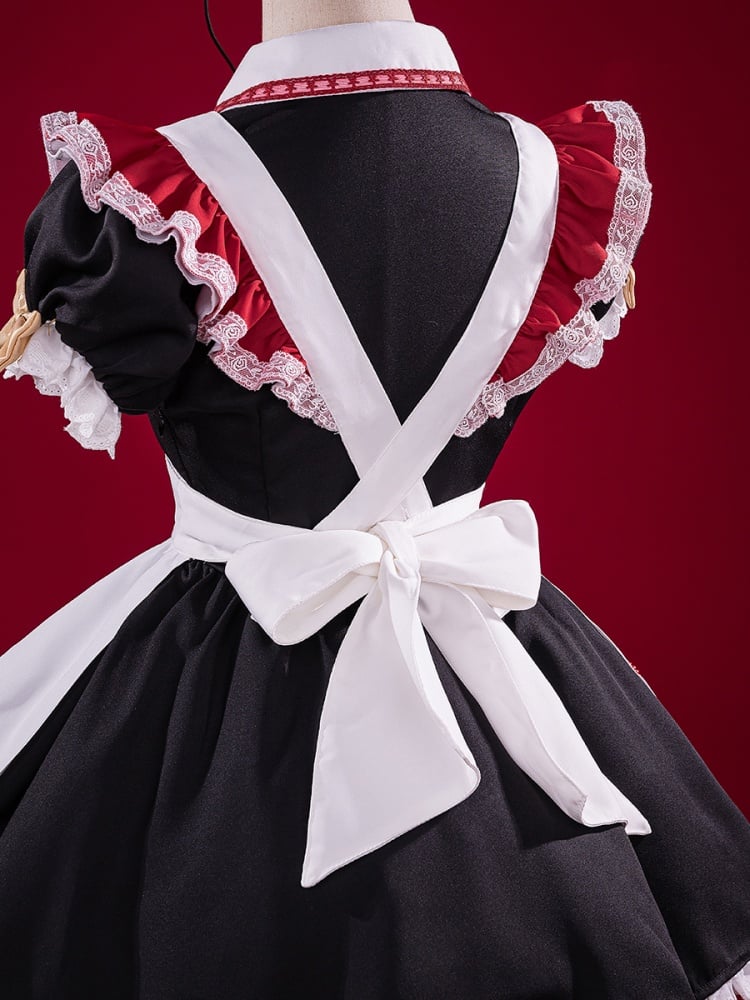 NEEDY GIRL OVERDOSE Sweets Paradise Dienstmädchenkleid Lolita-Stil Cosplay Kostüm