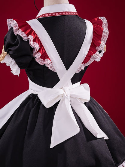 NEEDY GIRL OVERDOSE Sweets Paradise Dienstmädchenkleid Lolita-Stil Cosplay Kostüm