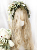 Flowers Lolita Green KC Lace with Tassels